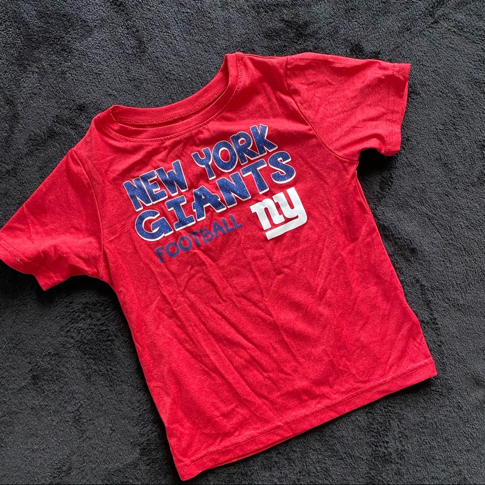 Red New York Giants Football NFL T-Shirt